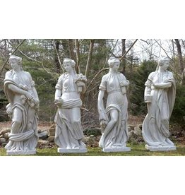 Just Sculpt Four Seasons Fiberglass Sculptures (each) ~84"