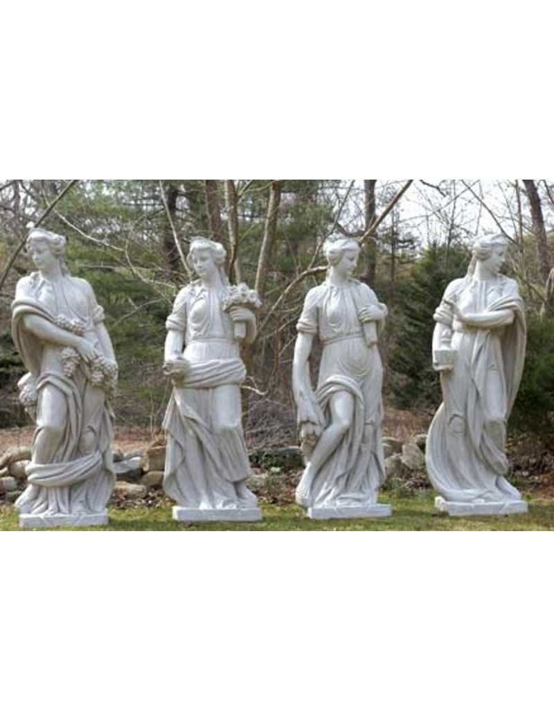 Just Sculpt Four Seasons Fiberglass Sculptures (each) ~84"