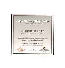 Sepp Leaf Aluminum Leaf Book 25 Sheets