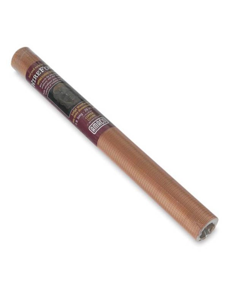 Amaco Impression Mesh  - Copper 5'x20'' Roll Wireform