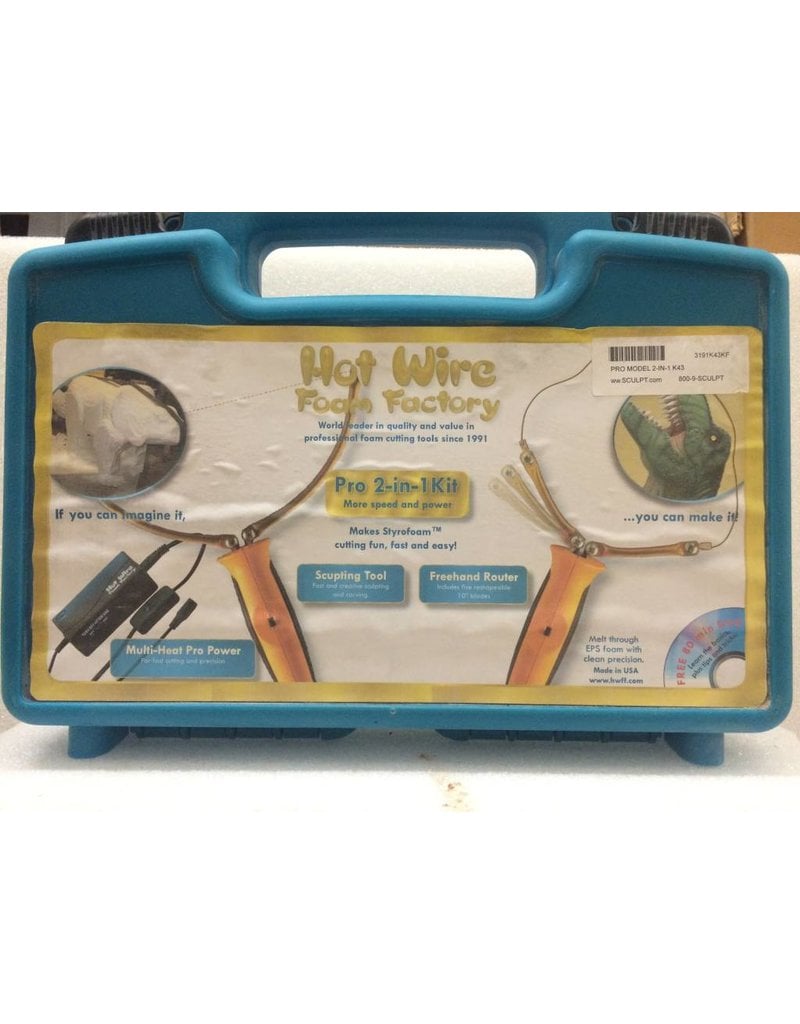 Hot Wire Foam Factory K43 Pro 2-in-1 Kit (Freehand Router & Sculpting Tool)