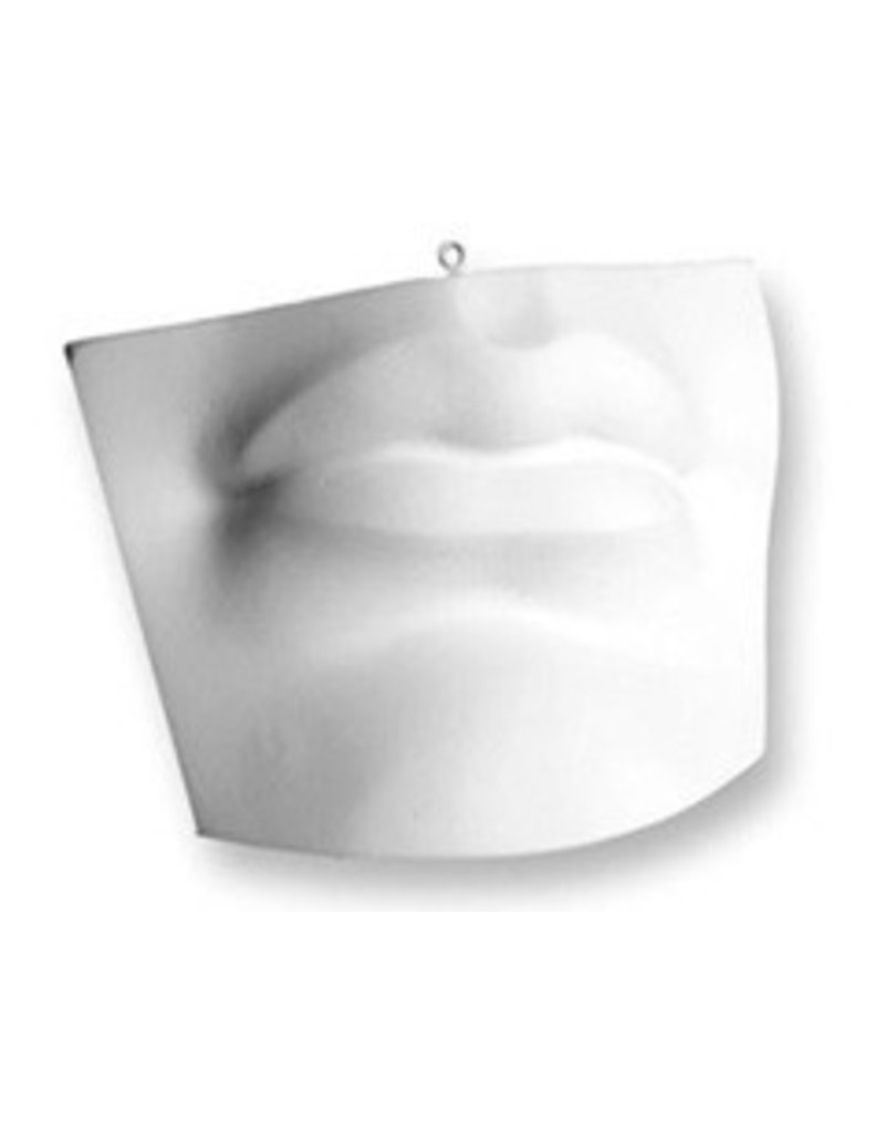 Just Sculpt Plaster Mouth Of David White