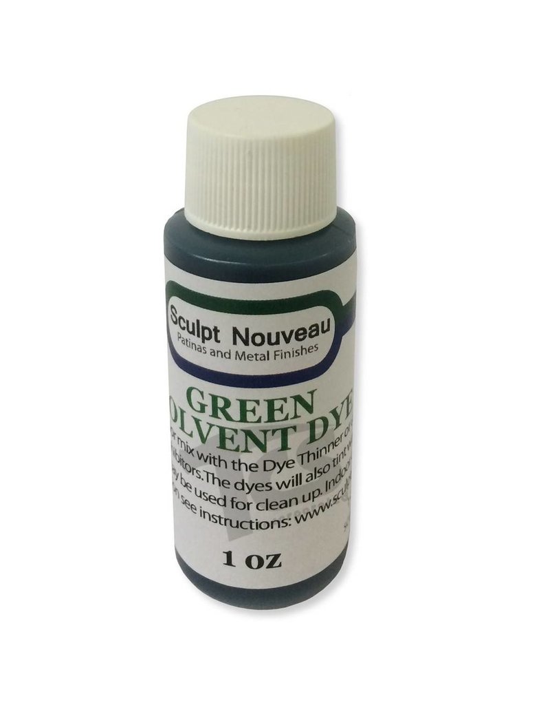 Sculpt Nouveau Solvent Dye Green 1oz
