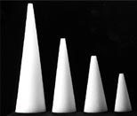 Cone - 12 x 4 - Styrofoam – The Craft Place USA