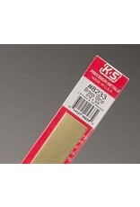 K & S Engineering Brass Strip .016''x3/4''x12'' #8233