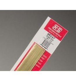 K & S Engineering Brass Strip .064''x3/4''x12'' #8247