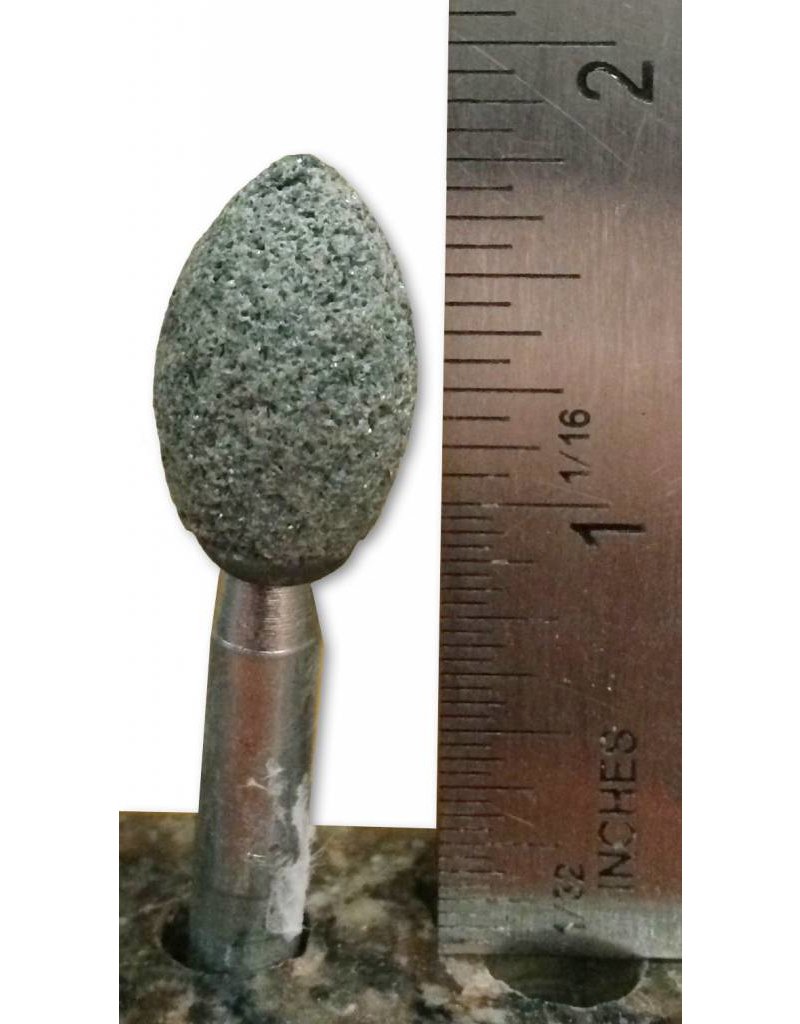 Just Sculpt Silicon Carbide Mounted Stone #42 1/2x7/8 (1/4'' Shank)