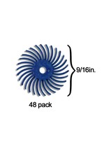 3M Scotch-Brite™ Radial Bristle Disc 9/16'' Blue 400Grit (48 Pack)