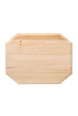 Wood Wood Plaque - Octagon - 9 x 12 inches