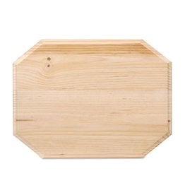 Wood Wood Plaque - Octagon - 9 x 12 inches