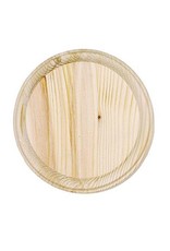 Wood Wood Plaque - Round - 5 inch diameter