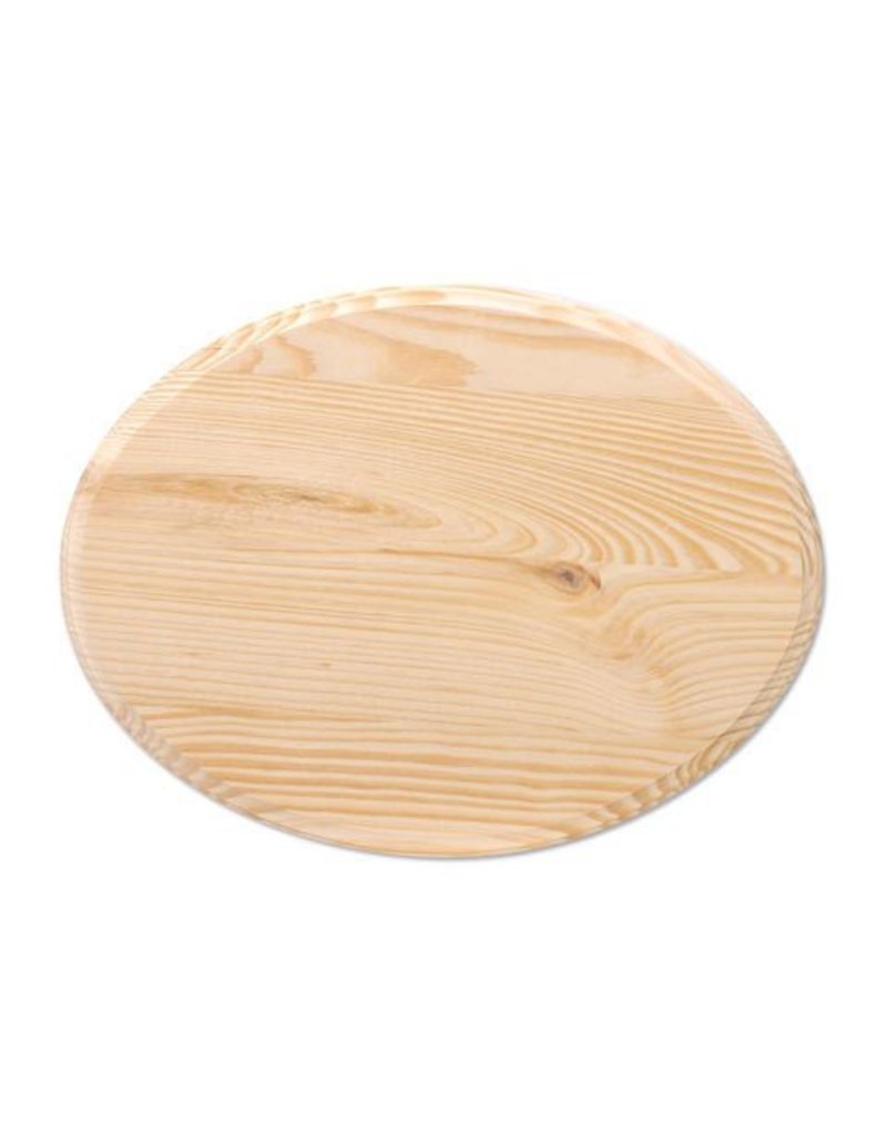 Wood Wood Plaque - Oval - 7 x 9 inches