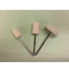 Just Sculpt Felt Bobs (Set of 3) 3/32" Shank