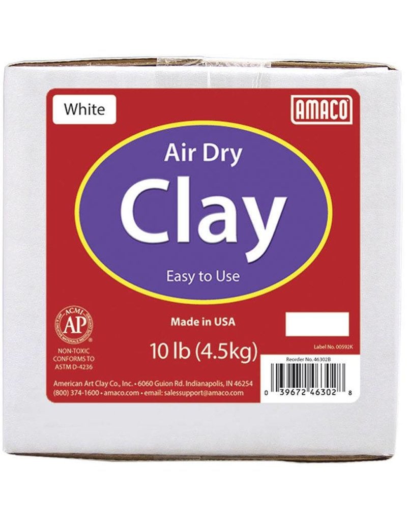 Amaco Amaco White 10 lb. Air Dry Clay 10 lb.