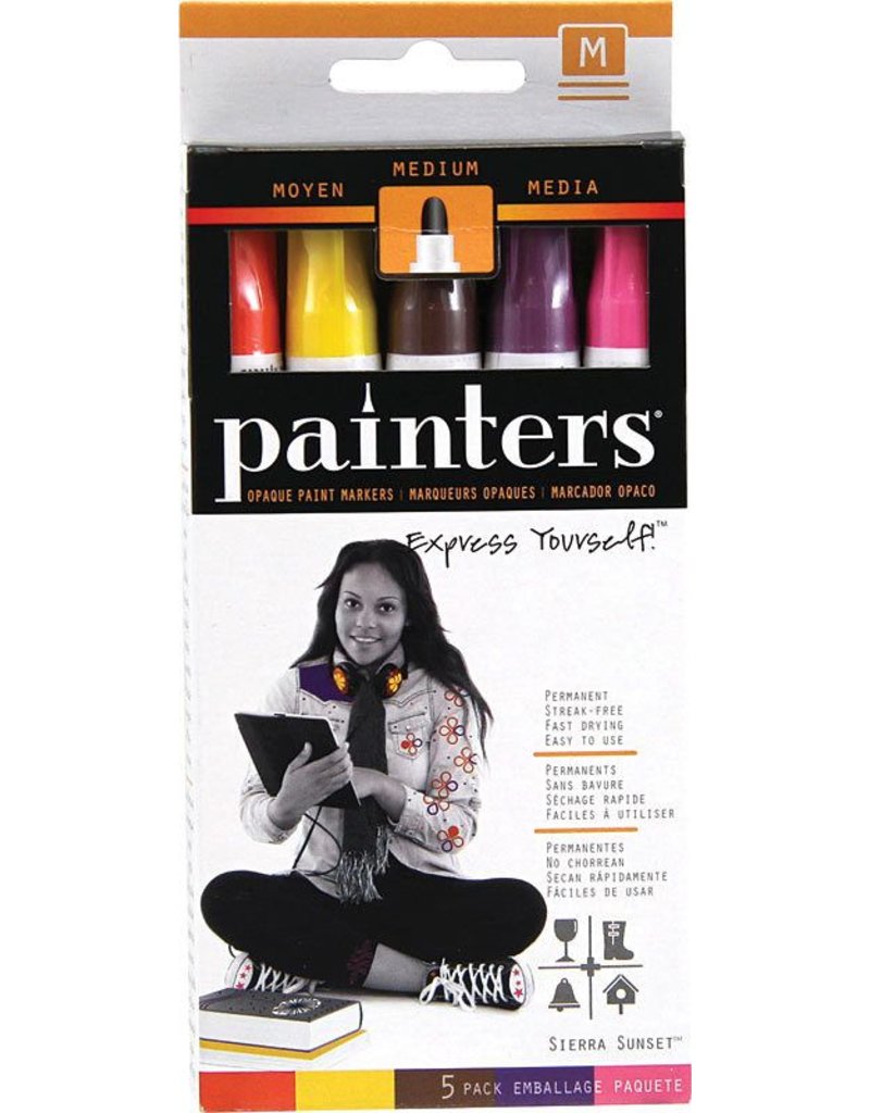 Elmer's Elmers Bright Colors Fine Point Painters Markers 5 Color Set