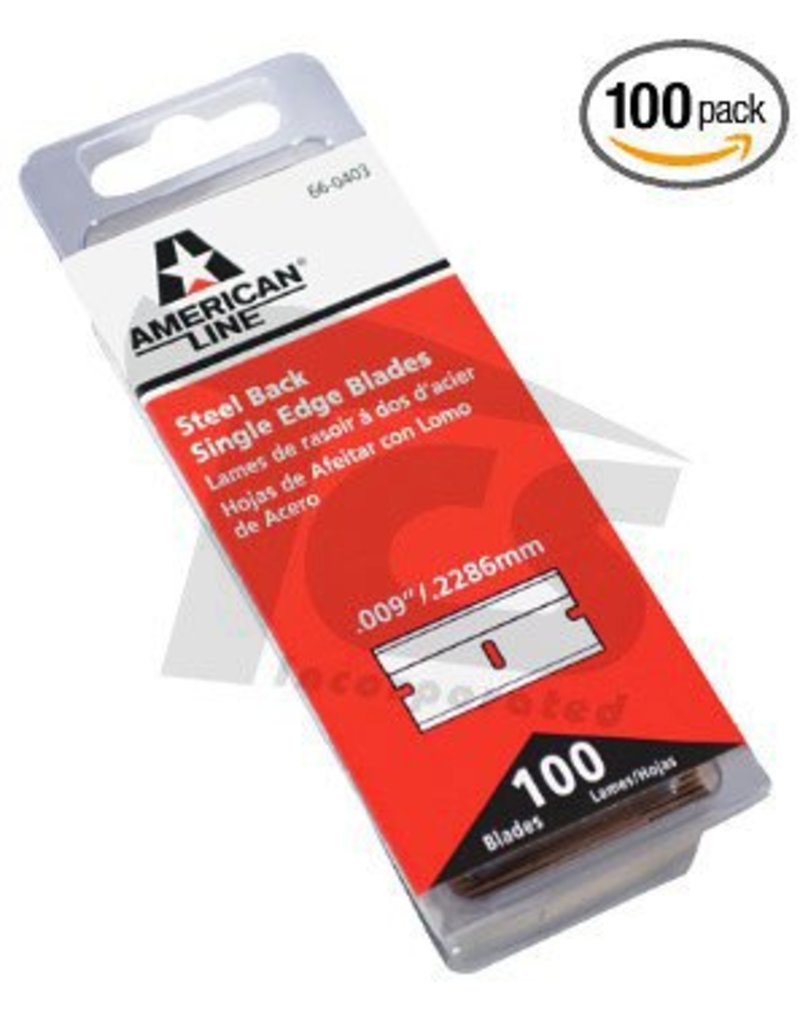 Just Sculpt Steel Back Single Edge Razor Blades (100pack)