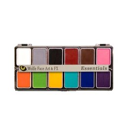 Wolfe Face Art & FX Hydrocolor Essentials 12 Color Palette