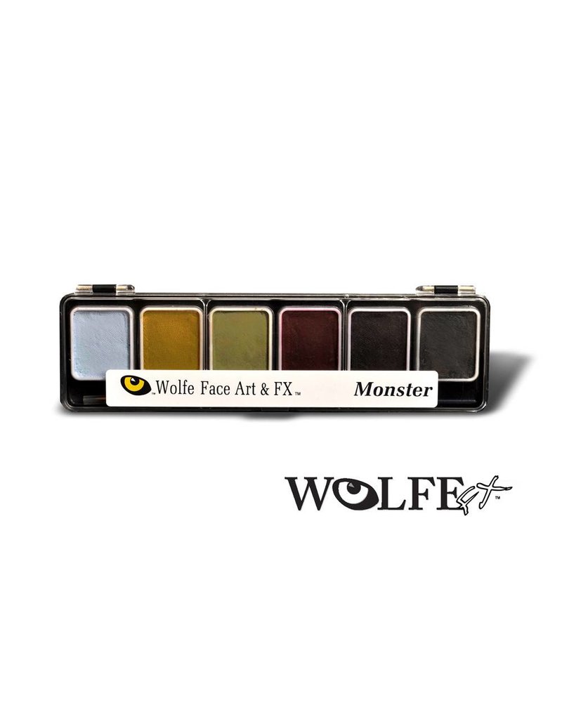 Wolfe Face Art & FX Hydrocolor Monster 6 Color Palette