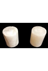 Stone 4-3/4"d x 6"h White Alabaster Cylinder #221010