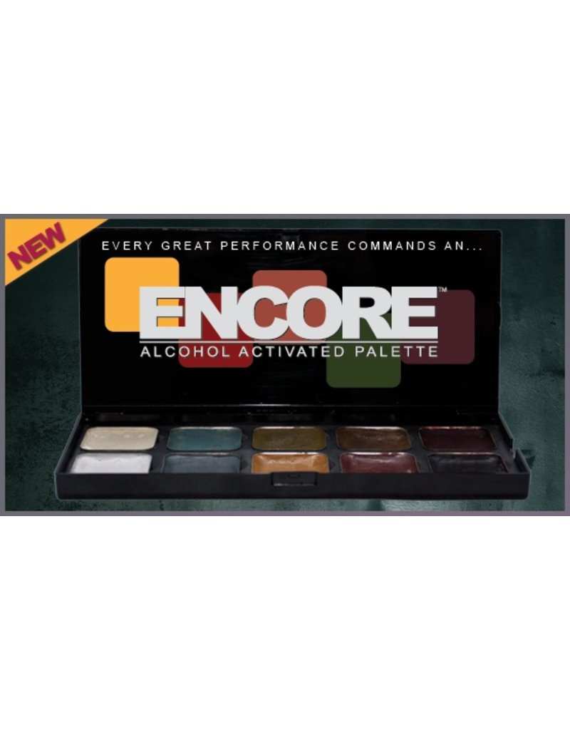 European Body Art Encore Alcohol Palette - Contour Edition