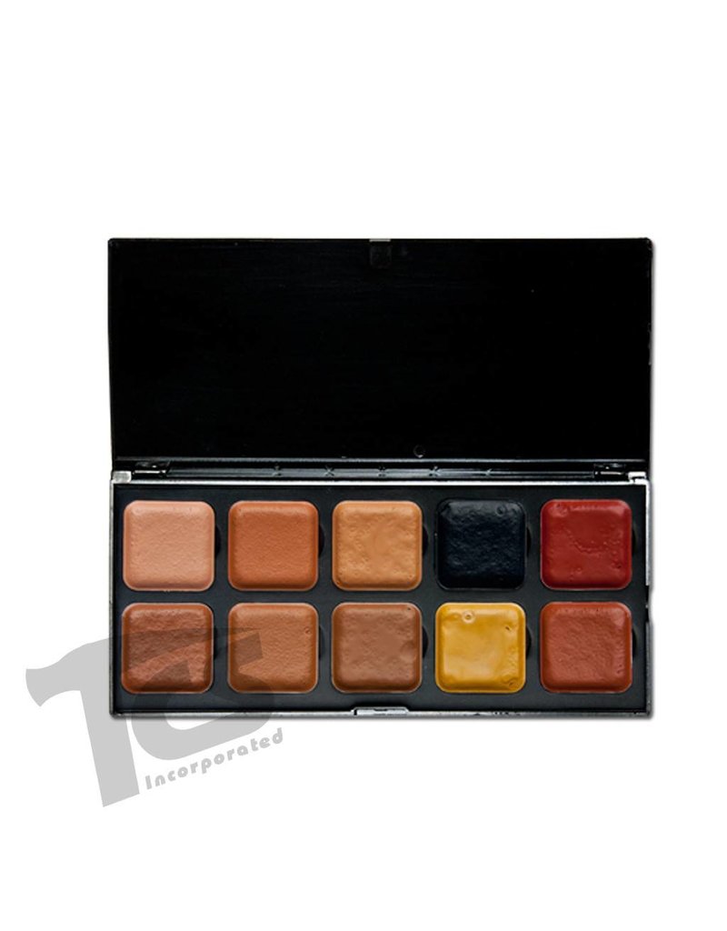 European Body Art Encore Alcohol Palette - SKT Dark w/Adjusters