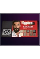 European Body Art Encore Hair & Beard Palette - Light to Dark