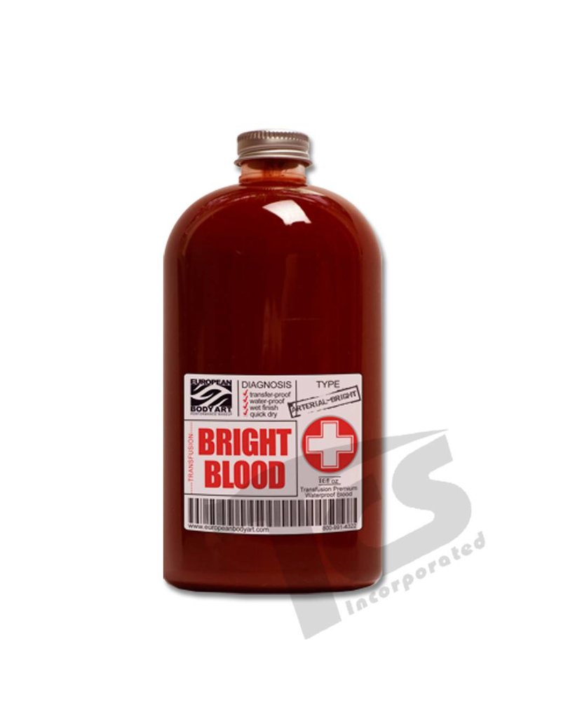 European Body Art Transfusion Blood Bright, 16oz