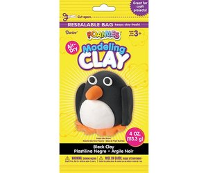 black modeling clay
