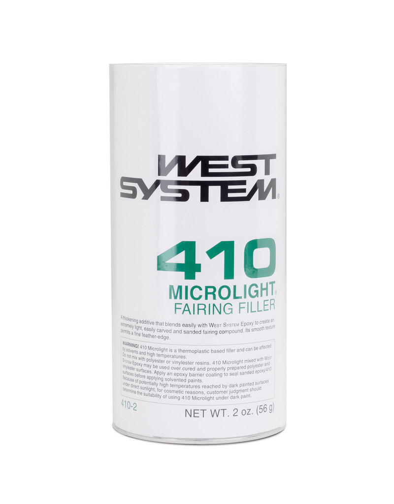 West System 410 Microlight Adhesive Filler 2oz Microbulb