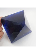 Stone Large Blue Smelt Quartz Crystal Pyramid Point