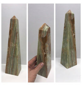 Stone Onyx Obelisk 12in