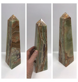 Stone Onyx Obelisk 12in