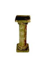 Just Sculpt Green Onyx Column Pedestal 26"