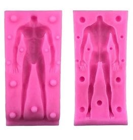 JS Molds Male Figure (2 part) Silicone Mold