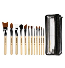 Bdellium Tools SFX Brush Set 12 pc. with Double Pouch (2nd Collection)