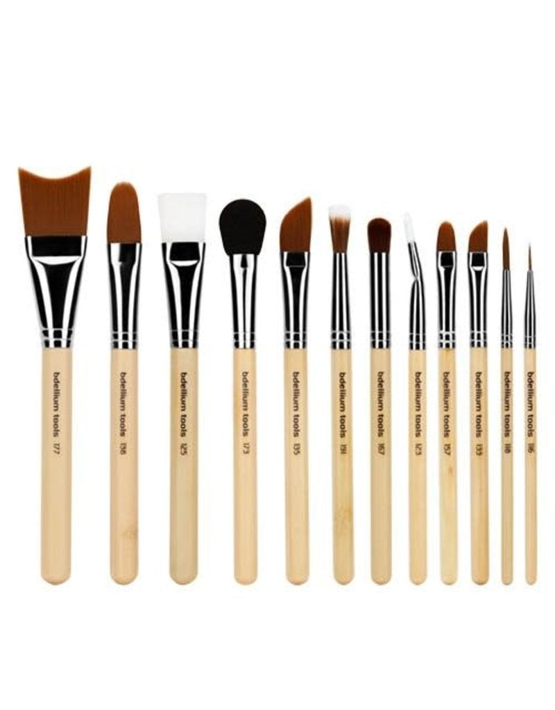 Bdellium Tools SFX Brush Set 12 pc. with Double Pouch (2nd Collection)