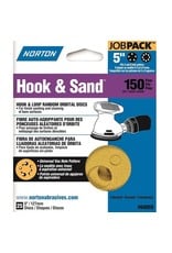 Norton Hook and Sand 150 grit 5"x 5" and 8" 25 pack