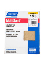 Norton Multisand Aluminum Oxide 120C 9"x11" 25pk