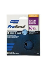Norton Pro Sand Hook and Sand 60 grit 5"x 5 and 8 10 pack