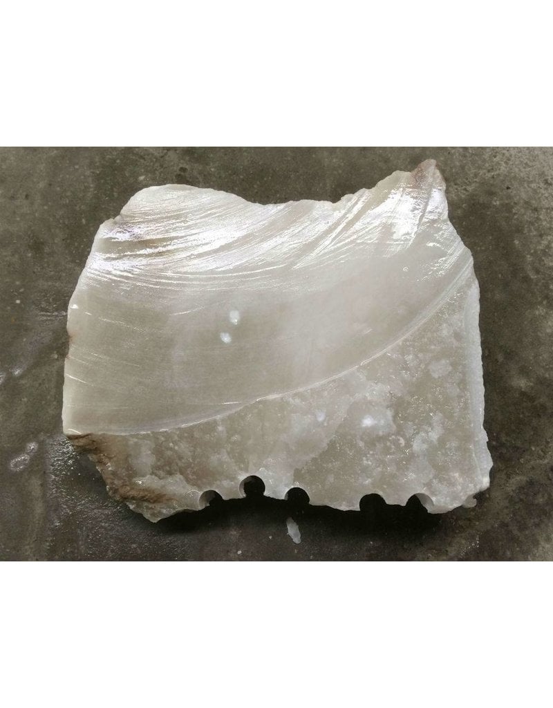 Stone Mario's Italian White Translucent Alabaster Boulder Per Pound