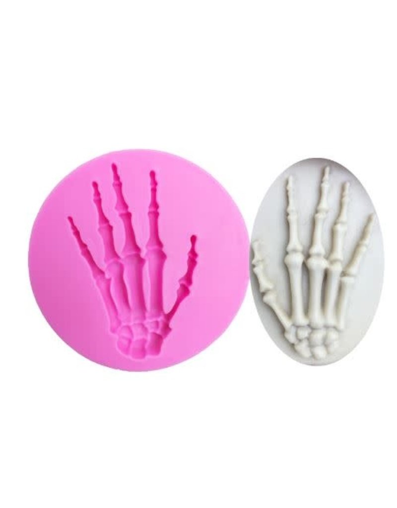 JS Molds Bone Hand Silicone Mold - The Compleat Sculptor