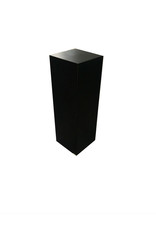 Just Sculpt Formica Pedestal 15x15x36 Black Matte