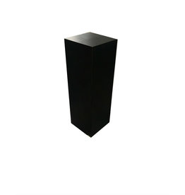 Just Sculpt Formica Pedestal 15x15x36 Black Matte