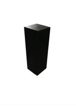 Just Sculpt Formica Pedestal 18x18x36 Black Matte