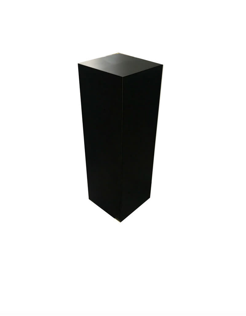 Just Sculpt Formica Pedestal 18x18x36 Black Matte