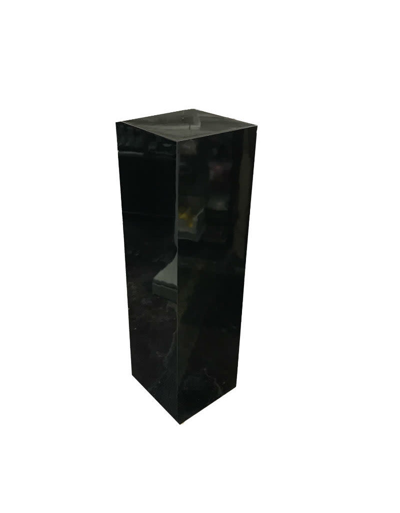 Just Sculpt Formica Pedestal 24x24x36 Black Gloss