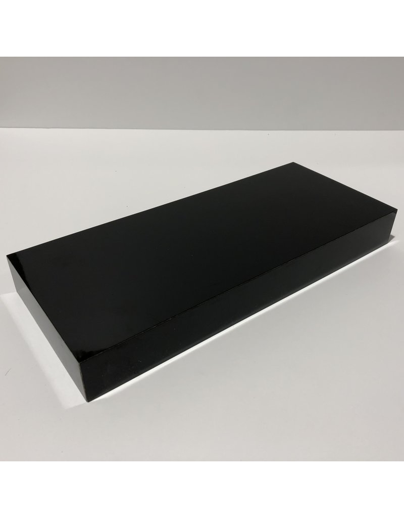 Just Sculpt Formica Base 12x5x1.5 Gloss Black The Compleat Sculptor
