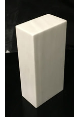 Just Sculpt Marble Base 10x4.75x3 White Carrara #991016