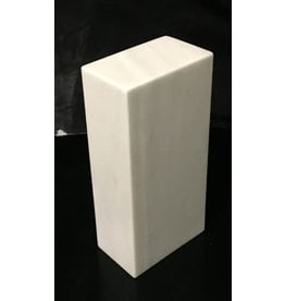 Just Sculpt Marble Base 10x4.75x3 White Carrara #991016
