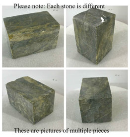 Stone Indian Brown Soapstone 4lb Block 3x3x4.5